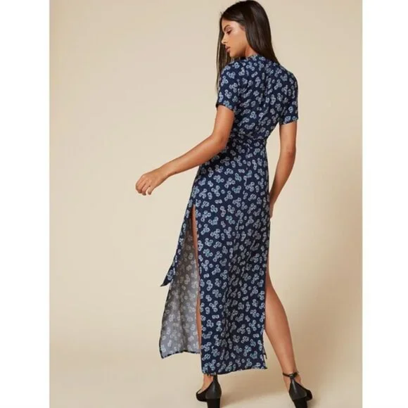 Reformation Alex Maxi Dress Meadow Floral Size XS - Picture 2 of 6